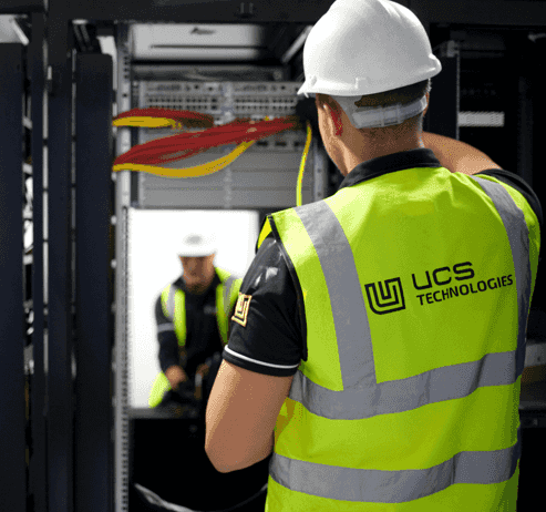 UCS Technologies installation workers