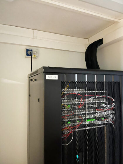 UCS Technologies network cabling for Brentford FC Portakabin